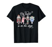 My Heart is on The Stage Casse-Noisette de Noël Ballet Meme T-Shirt