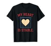 My Heart is Stable Horse Lover, nouveauté équestre T-Shirt