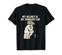 My Helmet is My Thinker's Casquette de Cyclisme Humour T-Shirt