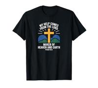 My Help Comes from The Lord Psaume 121:2 Écriture T-Shirt