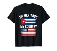 My Heritage My Country Drôle cubain américain T-Shirt