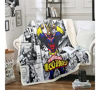 My Hero Academia All Might Anime 3D imprimé doux léger voyage moelleux flanelle sieste couverture idée cadeau peluche maison décorations