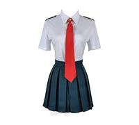My Hero Academia Bakugou Katsuki Midoriya Izuku Cosplay Costume Anime JK uniforme scolaire d'été à manches courtes pour femme et homme, Femme., XXL