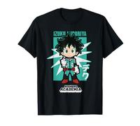 My Hero Academia Chibi Deku Kanji and Starburst Anime T-Shirt