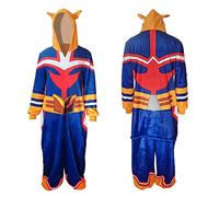 My Hero Academia Cosplay Combinaison Pyjama Anime Todoroki Shouto Midoriya Izuku Cosplay Costume Combinaison Pyjama pour Halloween Fête, S