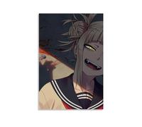 My Hero Academia Himiko Toga Anime Poster décoratif sur toile pour salon, chambre à coucher - Art mural moderne pour chambre à coucher - 20 x 30 cm