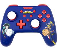 My Hero Academia Manette Filaire Pour Nintendo Switch, Switch 2 Et Pc - Fonction Vibration - Câble 3 M - Bleu