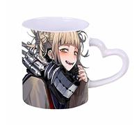 My Hero Academia/MHA Tasse en céramique en forme de cœur sensible à la chaleur changeant de couleur