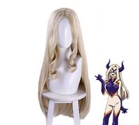 My Hero Academia Mt.LADY Mt. Lady Cosplay Wig Boku no Hero Academia Mt Lady Heat Resistant Long Blonde Curly Wigs + Wig Cap