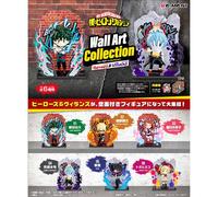 My Hero Academia - Pack De 6 Figurines My Hero Academia Wall Art Collection Heroes & Villains Re-Ment
