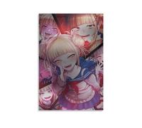 My Hero Academia Poster de dessin animé Himiko Toga Peinture décorative sur toile Art mural pour salon, chambre à coucher, art mural, impression d'image moderne, décoration de chambre familiale, 30 x