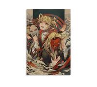 My Hero Academia Poster de dessin animé Himiko Toga Yokai Peinture décorative sur toile Art mural pour salon, chambre à coucher, art mural, impression d'image moderne, décoration de chambre familiale,