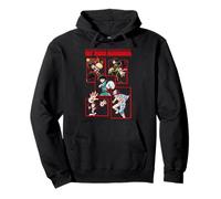 My Hero Academia Red Block Character Collage Anime Sweat à Capuche