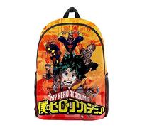 My Hero Academia Sac d'école MHA Sac à dos Anime Sac à dos d'école Midoriya Izuku/Todoroki Shouto Cosplay Sac à dos Sac à dos de voyage Sac à dos pour ordinateur portable pour enfants et adolescents,