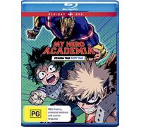 My Hero Academia (Season 2 Part 2) - 4-Disc Set ( Boku no hîrô akademia ) (Blu-Ray & DVD Combo) [ Origine Australien, Sans Langue Francaise ] (Blu-Ray)