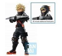 My hero academia - statuette ichibansho katsuki bakugo (the movie world heroes mission) Multicolore G