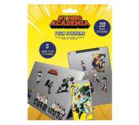 My Hero Academia Tech Stickers, Lot de 30 autocollants Anime pour ordinateurs portables, téléphones portables et tablettes, autocollants pour enfants, autocollants pour adultes, produit officiel