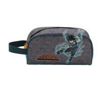 My Hero Academia - Trousse de toilette, trousse de toilette, fourre-tout, couleur grise, produit officiel (marques CyP)