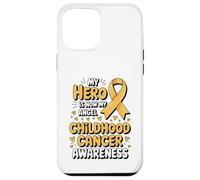 My Hero is Now My Angel Childhood Cancer Awareness Apparel Coque pour iPhone 12 Pro Max