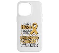 My Hero is Now My Angel Childhood Cancer Awareness Apparel Coque pour iPhone 14 Pro Max