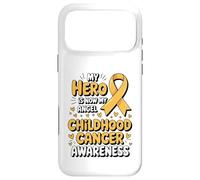 My Hero is Now My Angel Childhood Cancer Awareness Apparel Coque pour iPhone 17 Pro Max