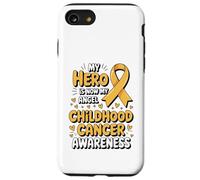 My Hero is Now My Angel Childhood Cancer Awareness Apparel Coque pour iPhone SE (2020) / 7/8