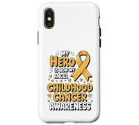 My Hero is Now My Angel Childhood Cancer Awareness Apparel Coque pour iPhone X/XS