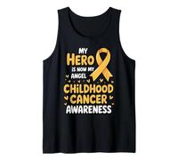 My Hero is Now My Angel Childhood Cancer Awareness Apparel Débardeur
