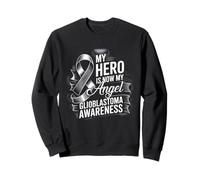My-Hero is Now My Angel Glioblastome Multiforme Awareness Sweatshirt