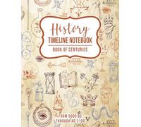 My History Timeline Notebook: A Visual Book of Centuries from 5000 BC to 2050 AD: A Creative Way to Learn World History - 8,5x11 Inch - For School Students, Adults & Teachers