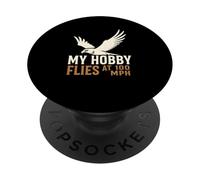 My Hobby Flies at 160 MPH Falcon Bird of Prey Hunter PopSockets PopGrip Adhésif