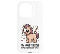 My Hobby Horse rejoint Tous Les Amateurs de Lecture de Book Quest Coque pour iPhone 15 Pro