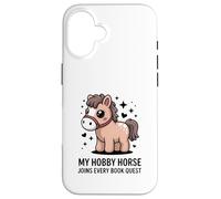 My Hobby Horse rejoint Tous Les Amateurs de Lecture de Book Quest Coque pour iPhone 16