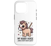 My Hobby Horse rejoint Tous Les Amateurs de Lecture de Book Quest Coque pour iPhone 16 Pro