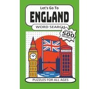 My Holiday In England Word Search Puzzles For All Ages: Word Searches About A Holiday or Vacation In England, Find Over 500 Words. 6" x 9" Ideal Travel Size