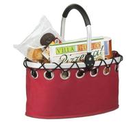 My Home Carry Me Panier de Courses Rouge
