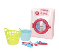 ColorBaby 39036 My Home Machine à Laver Mini Jouet, appareils de Jeu, avec lumière, paniers et cintres, Piles incluses, Nettoyage des vêtements, appareils électroménagers, Jouets pour Enfants 3 Ans