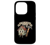 My Home My Hammer My Rules Funny Homeowner Handyman Design Coque pour iPhone 14 Pro