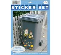 My Home Waste Bin Gnome Stickers