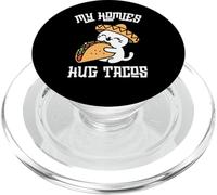 My Homies Hug Tacos Mignon Chat Sombrero Lantin Love Foodie PopSockets PopGrip pour MagSafe