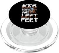 My Horse is A Bad Dancer PopSockets PopGrip pour MagSafe