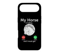 My Horse is Calling and I Must Go Fun Horse Lover Equestrian Coque pour iPhone Air