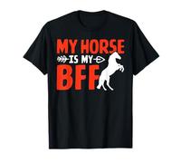 My Horse is My BFF Funny Horse Riding Lovers T-Shirt