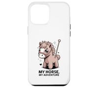 My Horse My Adventure Cute Pony Rider pour Enfants Coque pour iPhone 12 Pro Max