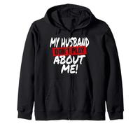 My Husband Don't Play About Me Couple Femme Sweat à Capuche