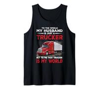 My Husband is Just A Trucker Funny Truck Driver Débardeur