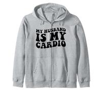 My Husband Is My Cardio Humour Marriage Life Sweat à Capuche