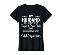 My Husband is My Favorite Child Funny Marriage Novelty T-Shirt