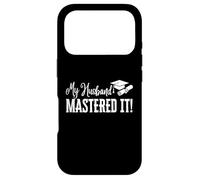 My Husband Mastered It Masters Degree Graduation MBA Coque pour iPhone 17 Pro