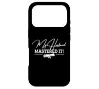 My Husband Mastered It Masters Degree Graduation MBA Coque pour iPhone 17 Pro